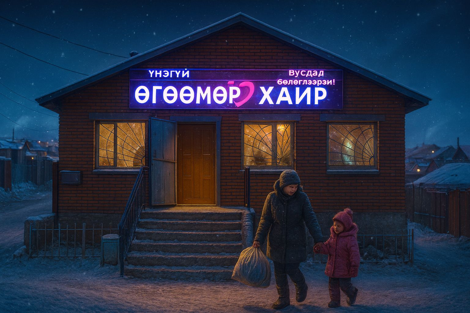 Өгөөмөр хайраар үйлчлүүлж буй иргэн:Дөрвөн хүүхэдтэй миний хувьд авдаг цалин амьдралд хүрдэггүй  Тиймдээ ч“Өгөөмөр хайр”үнэгүй хувцас өгдөг газар нээгдсэнд баяртай байна. Бид ингэж л амьдарч байна